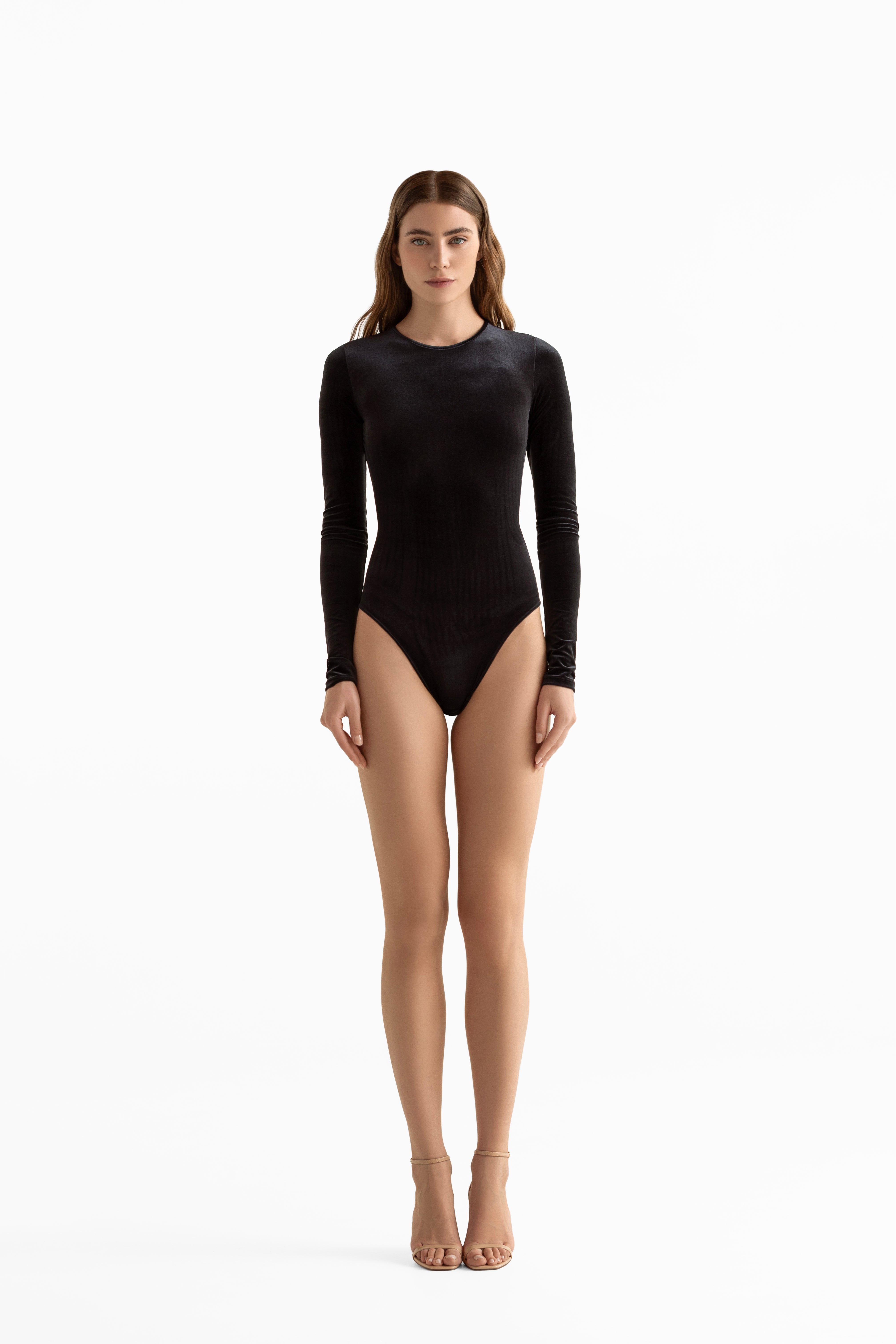 Long sleeve backless bodysuit Velvet M-10