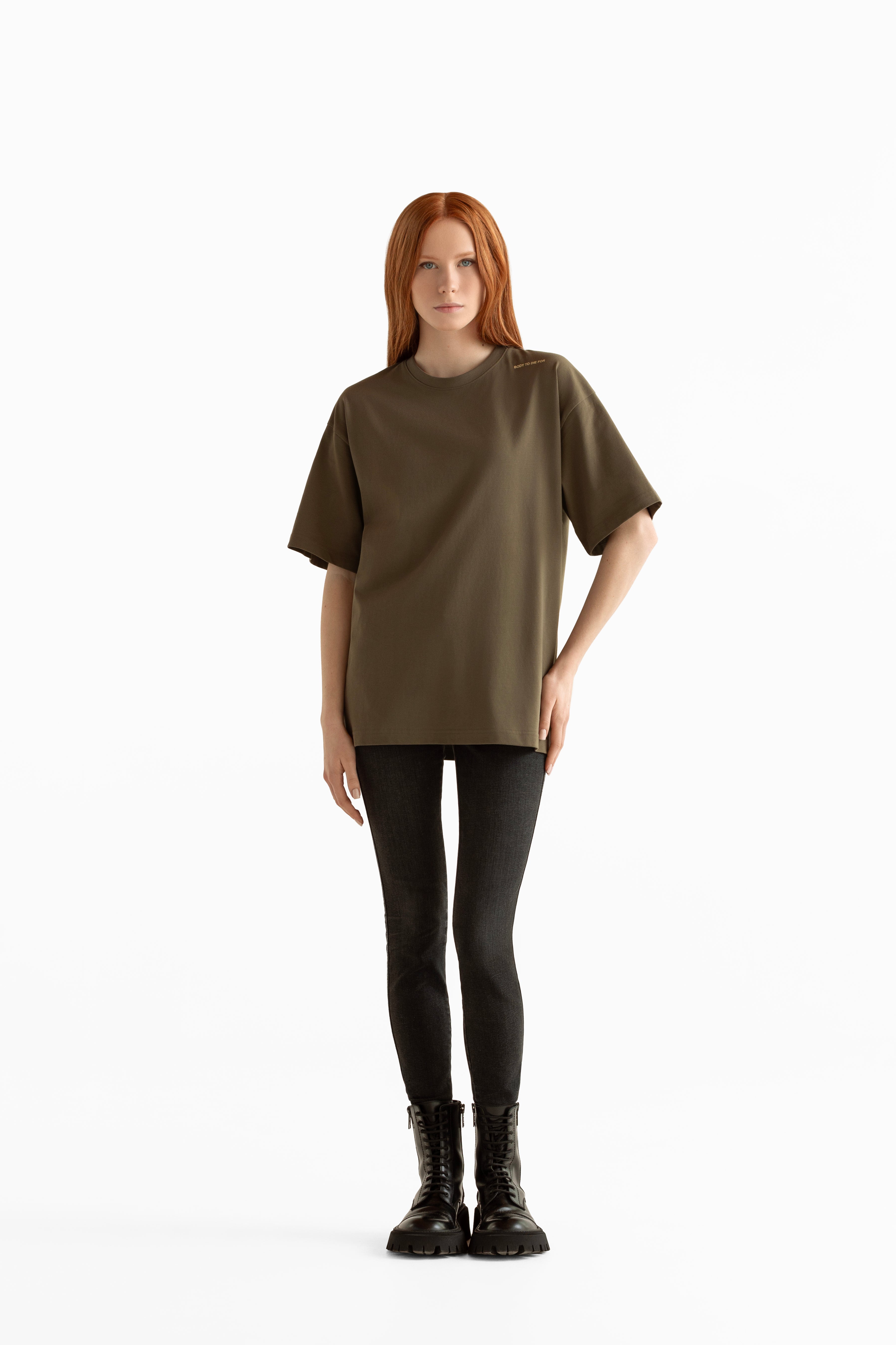 INSIDE T-shirt olive