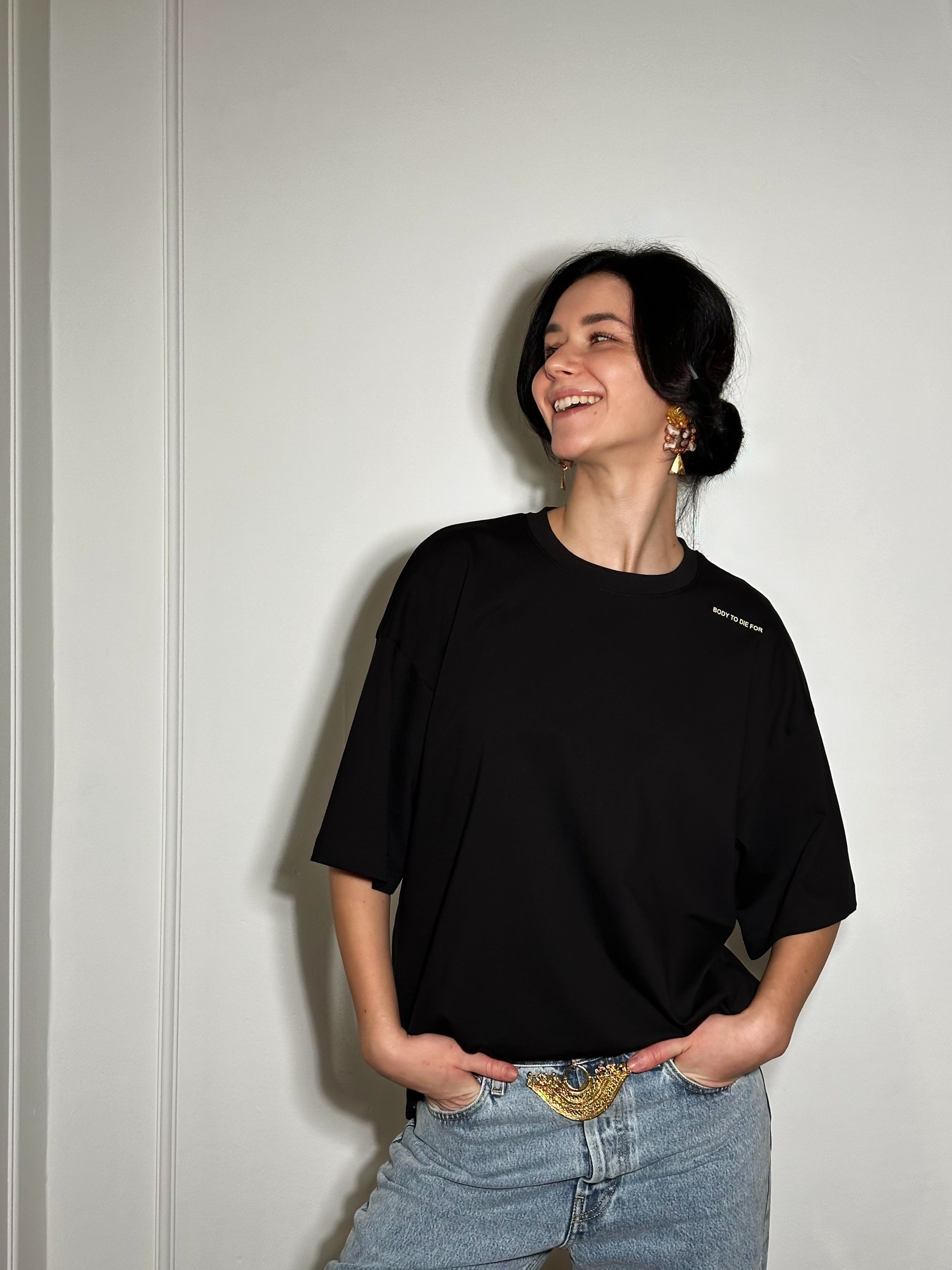 INSIDE T-shirt black