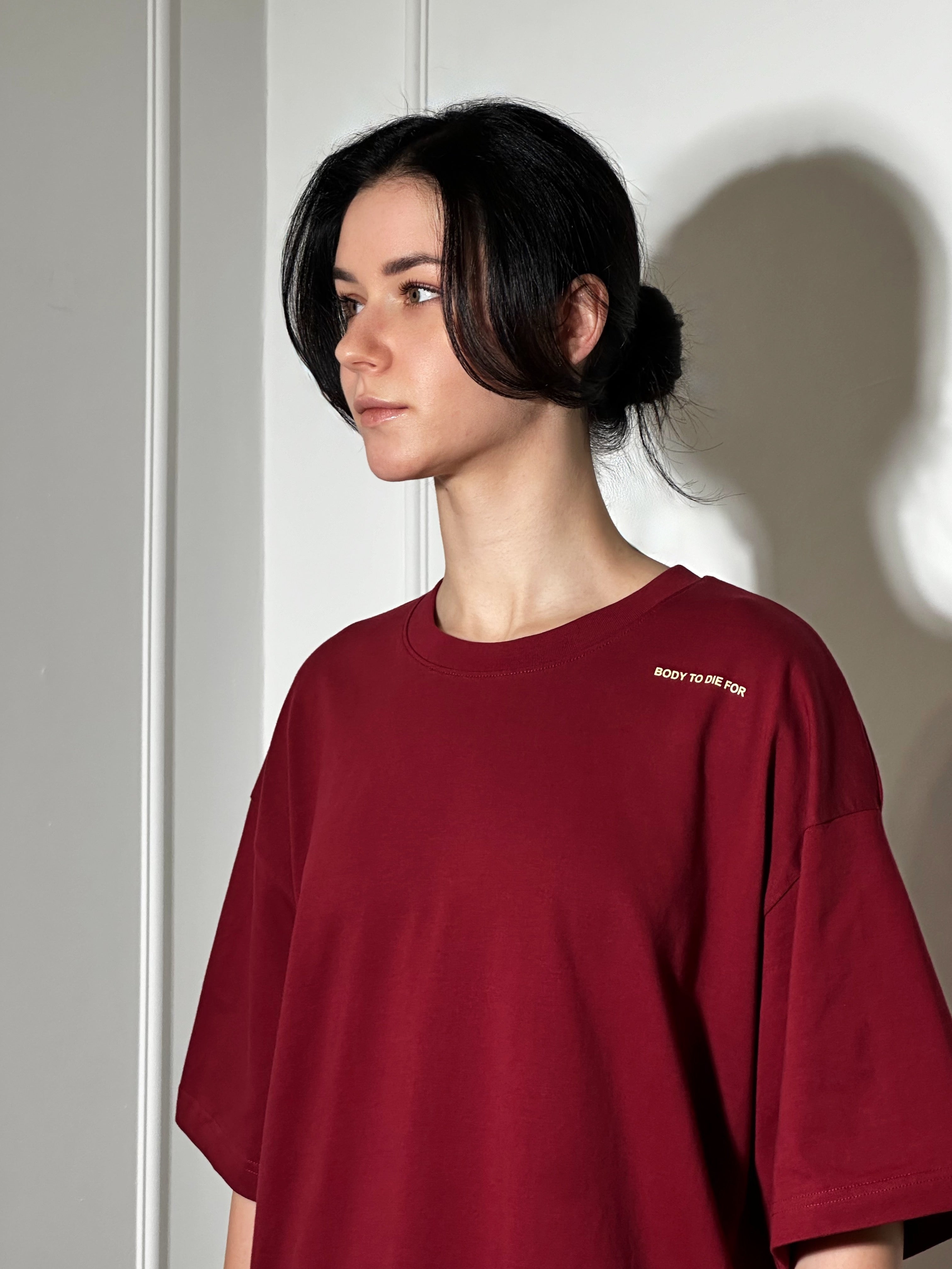 INSIDE T-shirt dark red