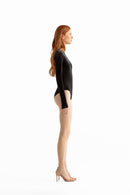 Long Sleeve Velvet Bodysuit M-7.1