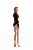 Long Sleeve Velvet Bodysuit M-7.1
