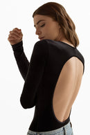 Long sleeve backless bodysuit Velvet M-10