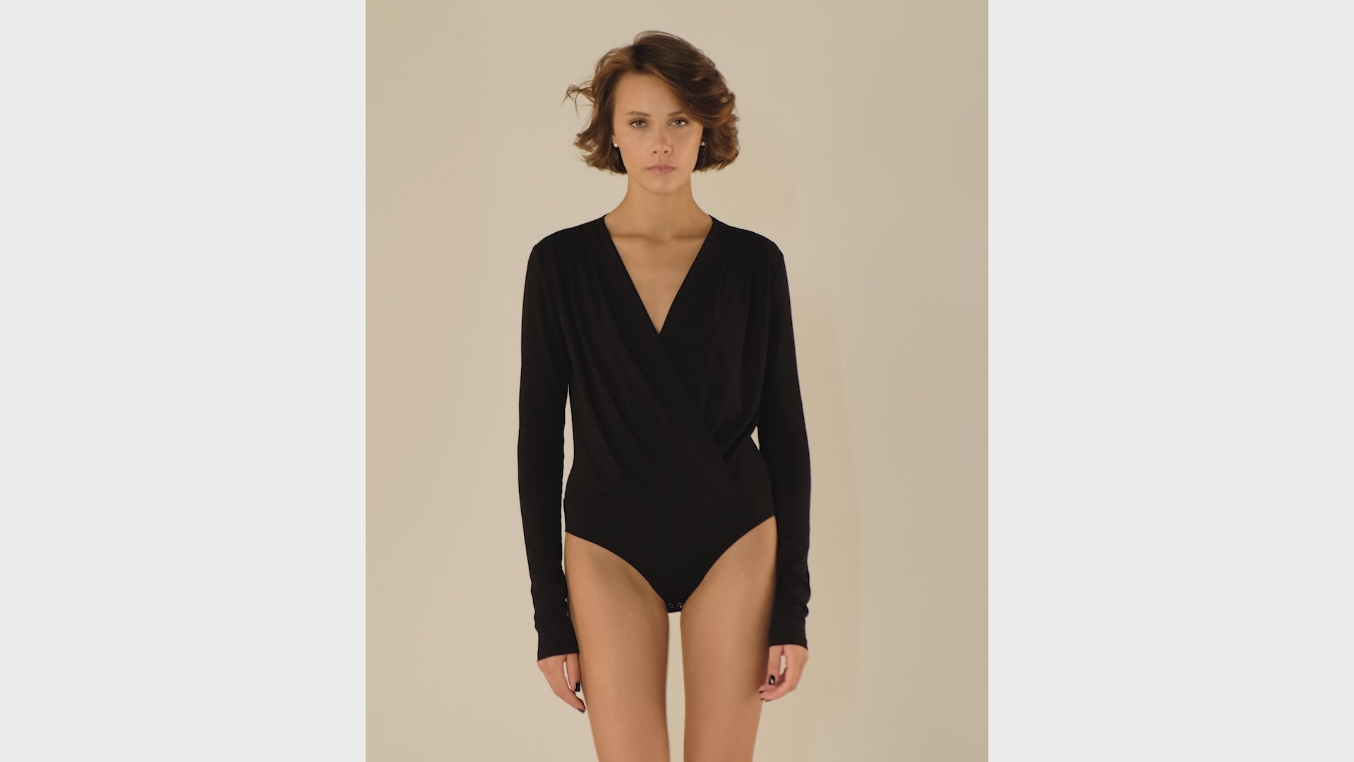 This bodysuit's model considered by us the most versatile in the collection. Fits any type of figure, can be worn with any style. Folds are perfectly located on the back and front of the bodysuit to create perfect movement and silhouette.