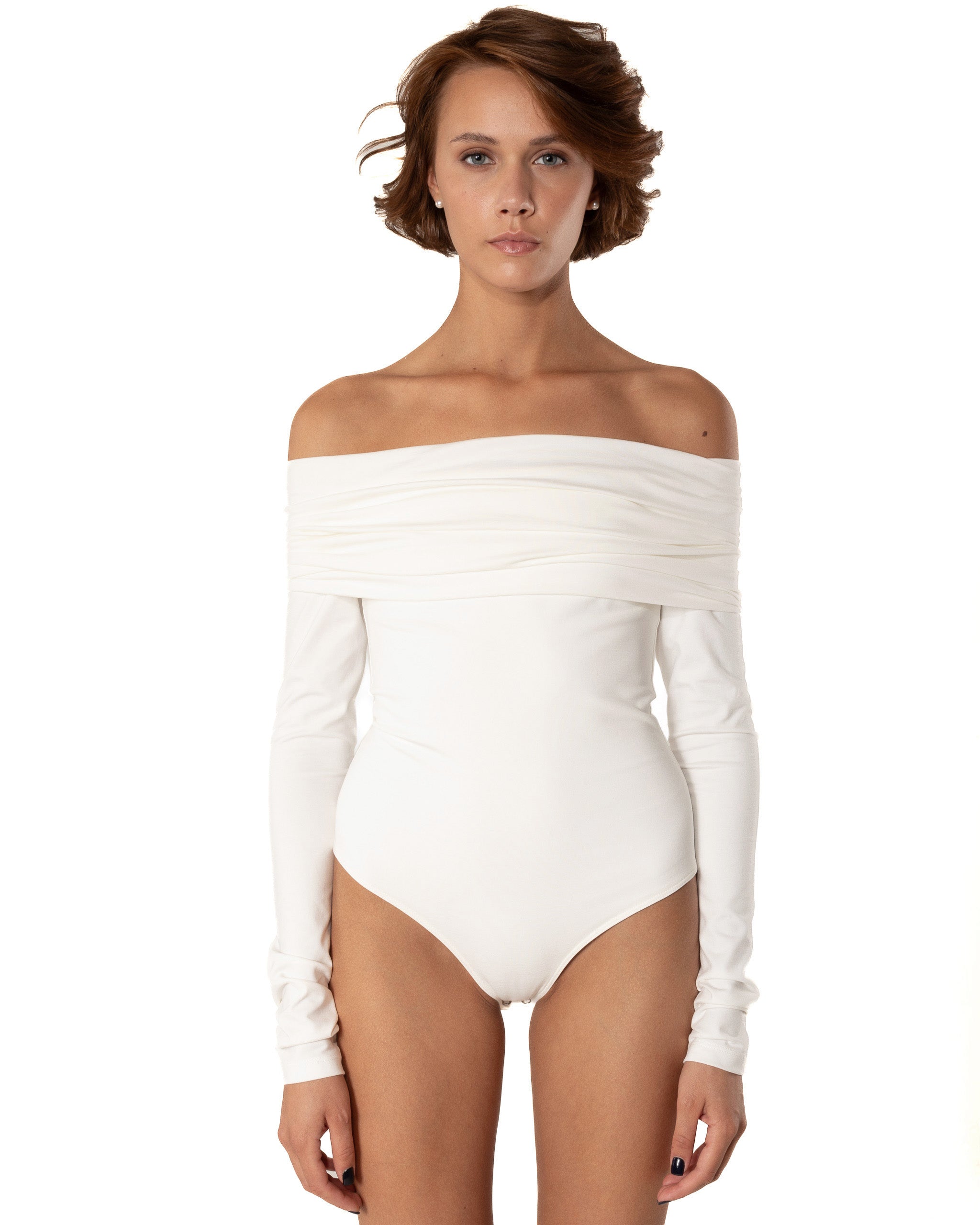 Open shoulder bodysuit M-11