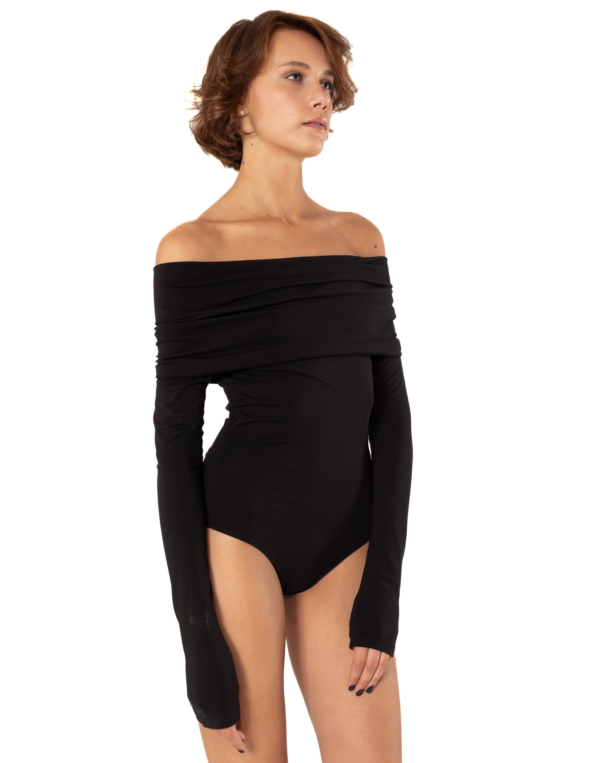 Open shoulder bodysuit M-11