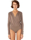 This bodysuit's model considered by us the most versatile in the collection. Fits any type of figure, can be worn with any style. Folds are perfectly located on the back and front of the bodysuit to create perfect movement and silhouette.