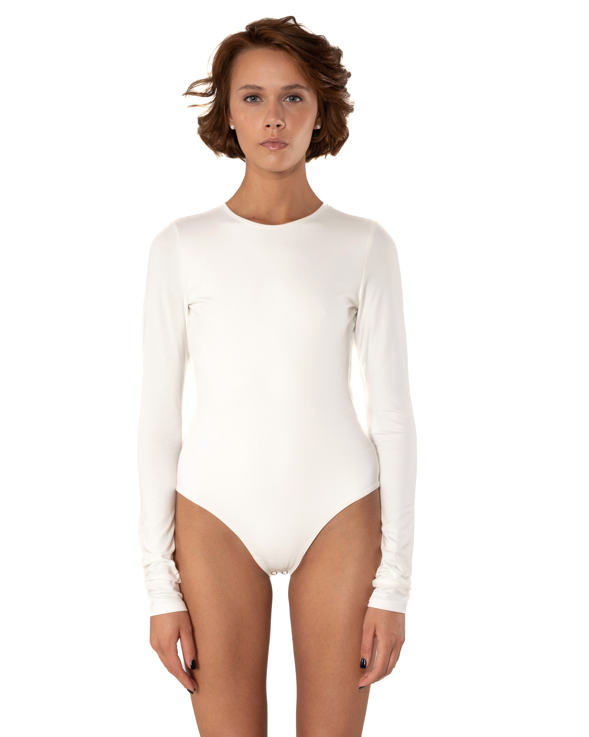Long sleeve backless bodysuit M-10